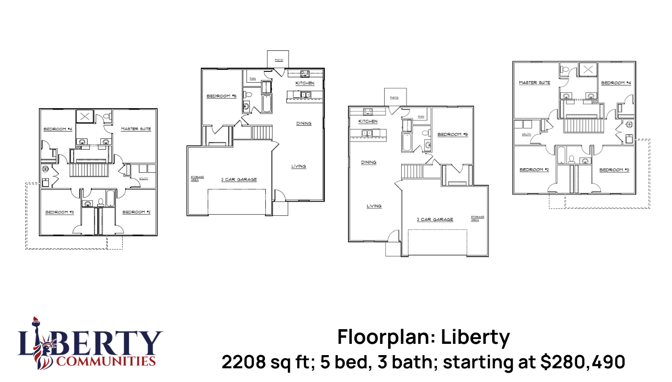 Liberty A/B layouts Liberty Communities